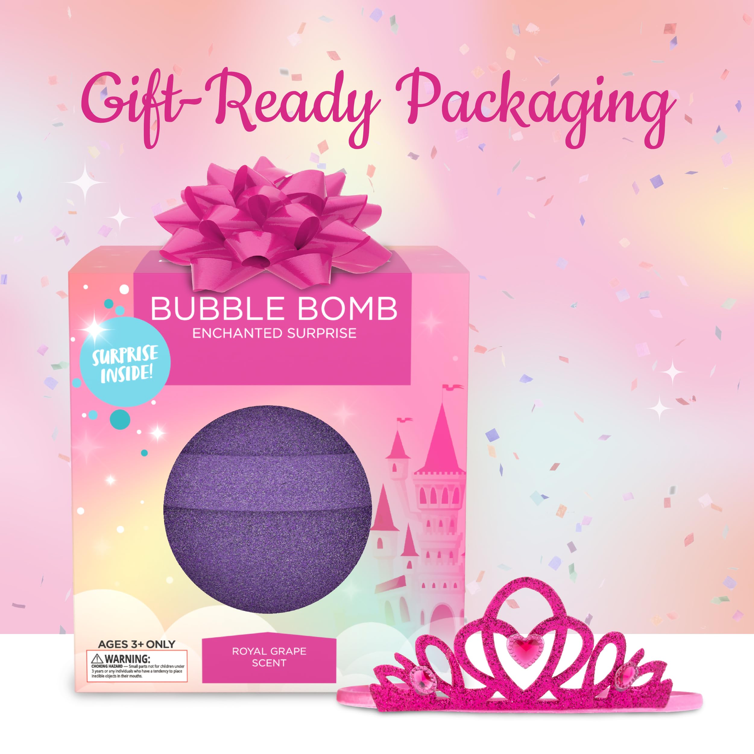 Superhero Bath Bombs for Kids & Boys with Surprise Hero Toys Inside (1 Pack) - Large Bubble Bath Bombs for Boys & Girls - Birthday Gift & Goodie Bags for Kids - Fruity Scent, USA Made by Two Sisters