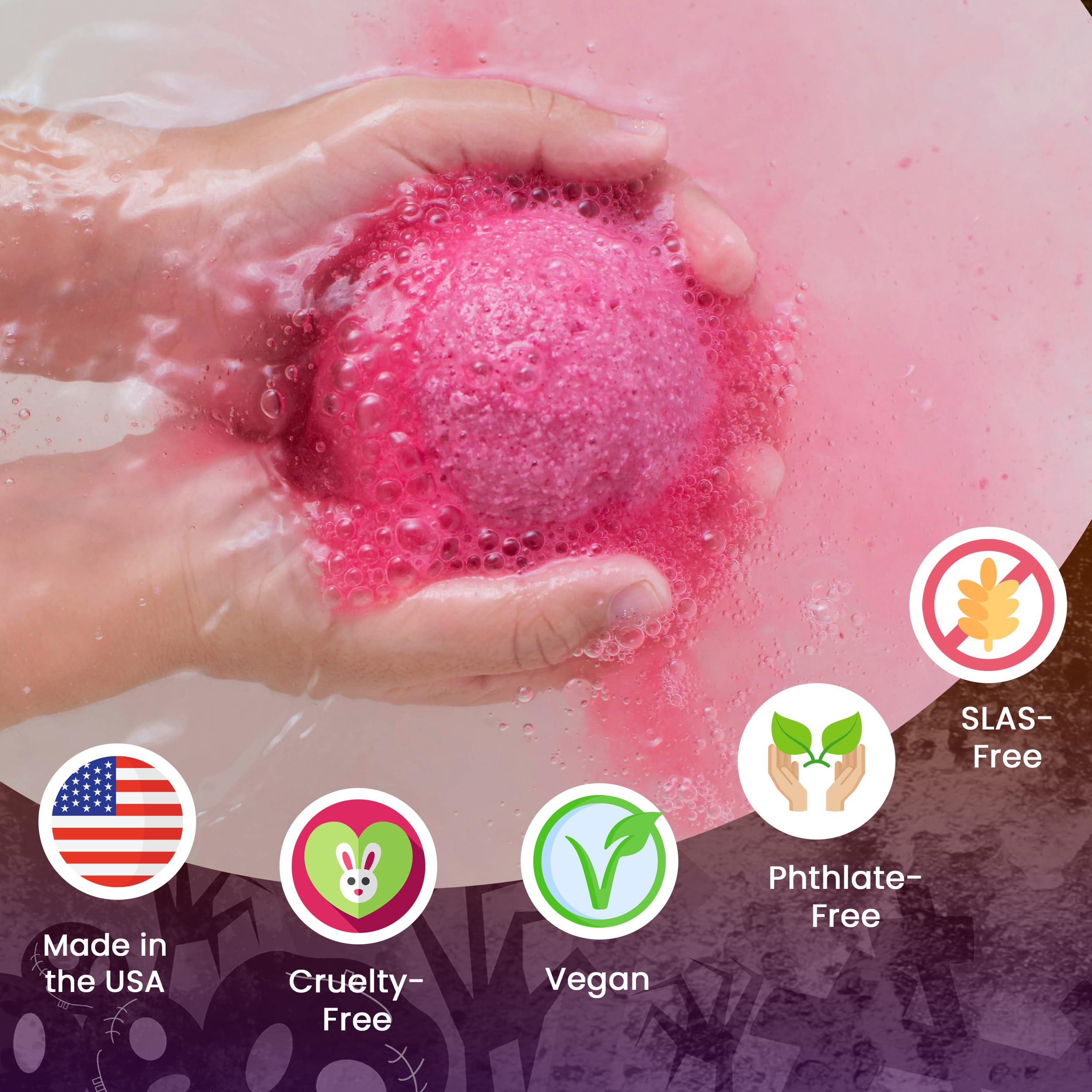 Superhero Bath Bombs for Kids & Boys with Surprise Hero Toys Inside (1 Pack) - Large Bubble Bath Bombs for Boys & Girls - Birthday Gift & Goodie Bags for Kids - Fruity Scent, USA Made by Two Sisters
