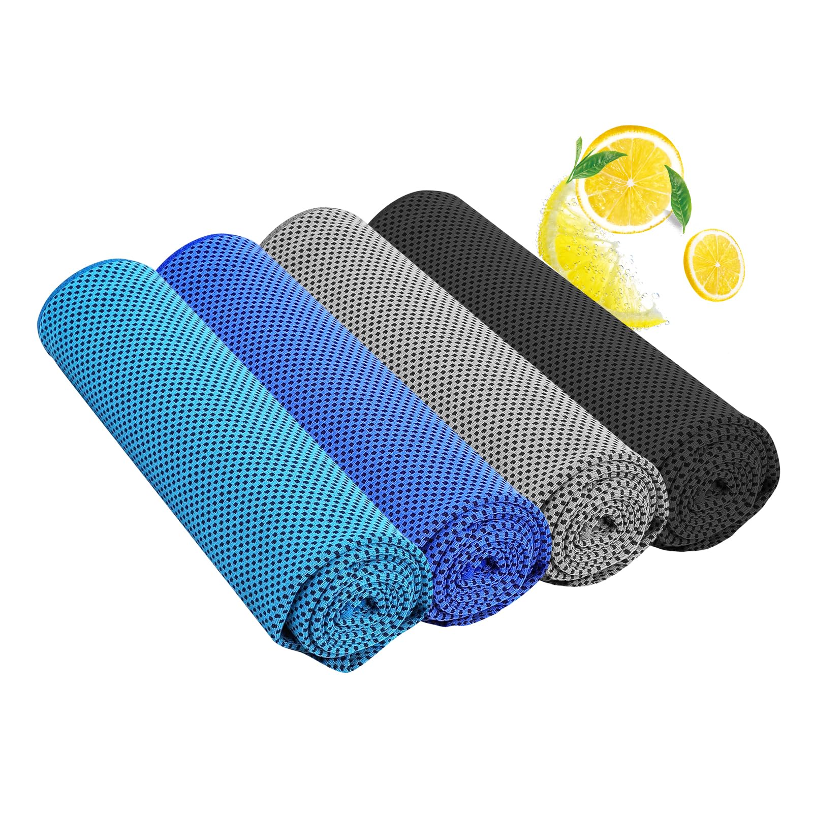 Cooling Towel (40"x12") - for Neck/Face, Ice Towel,Chilly Towel, Cooling Neck Wraps for Hot Weather Instant Chill, Soft Microfiber for Yoga, Gym, Golf, Running,Workout, Outdoor Sports, Hiking