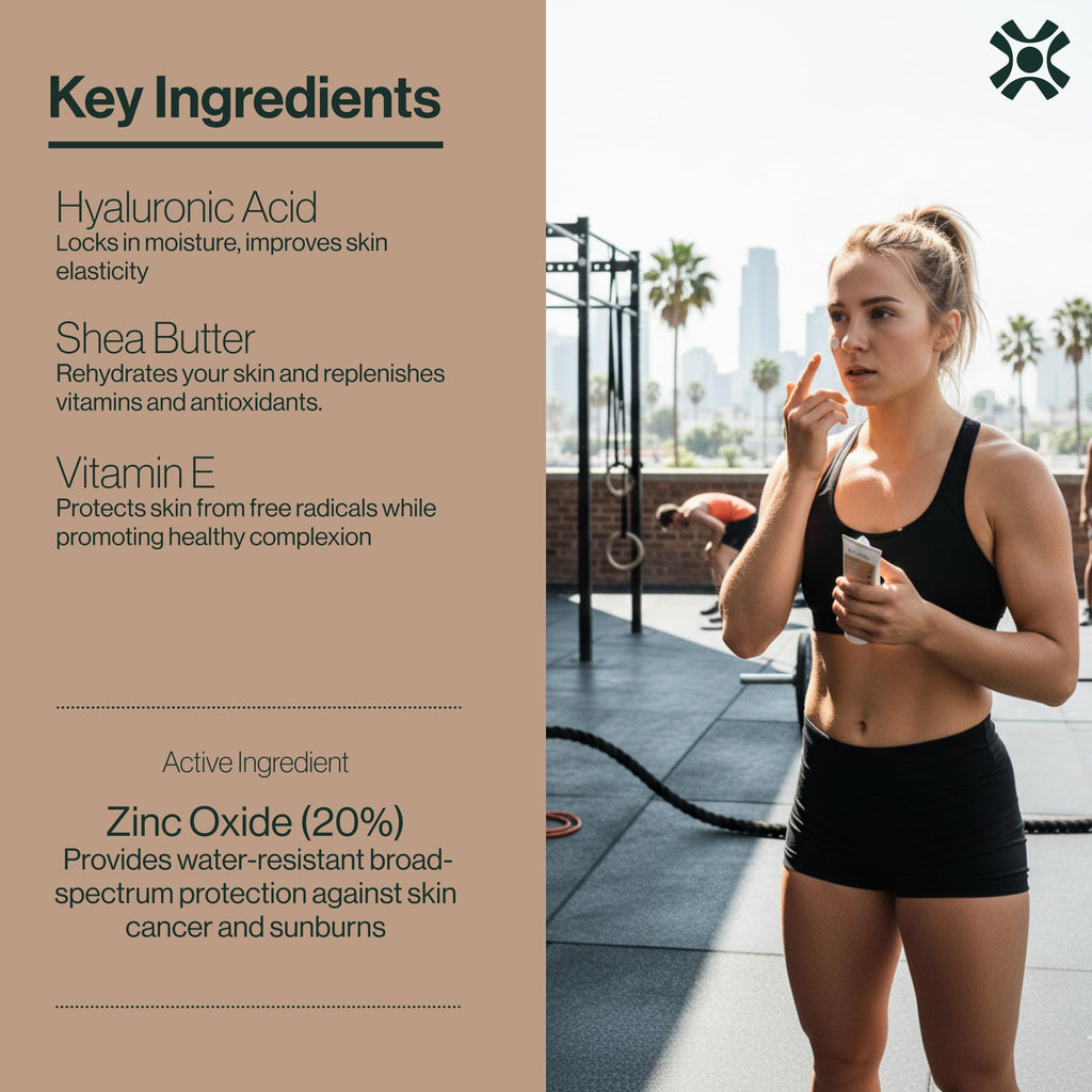 Dermasport SPF 50 Facial Sunscreen Lotion for Athletes, Zinc Oxide Hydrating, Non-Greasy, Broad Spectrum Sun Protection, Oil-Free, Reef-Safe, Face Sunscreen Resistant to every Sport