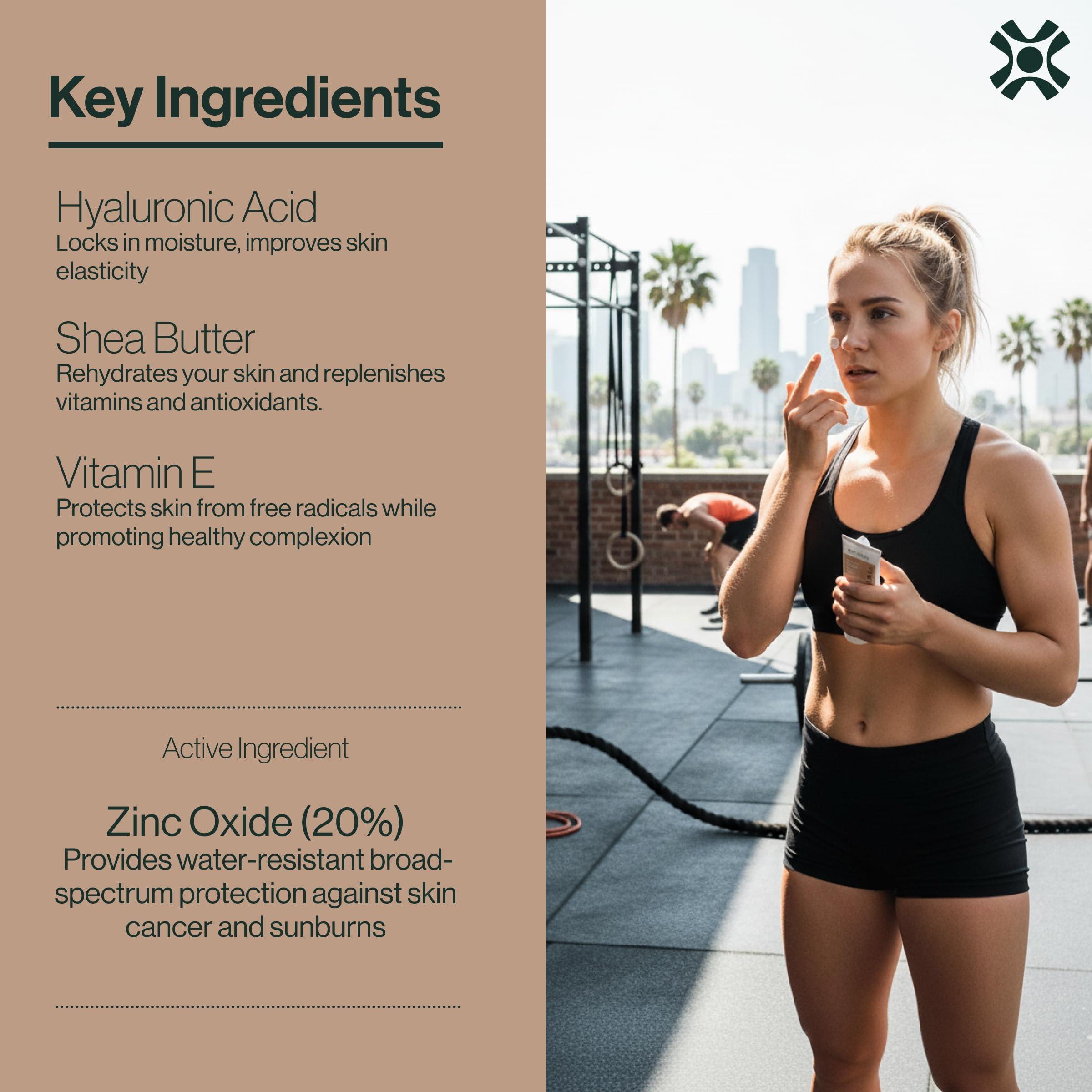 Dermasport SPF 50 Facial Sunscreen Lotion for Athletes, Zinc Oxide Hydrating, Non-Greasy, Broad Spectrum Sun Protection, Oil-Free, Reef-Safe, Face Sunscreen Resistant to every Sport