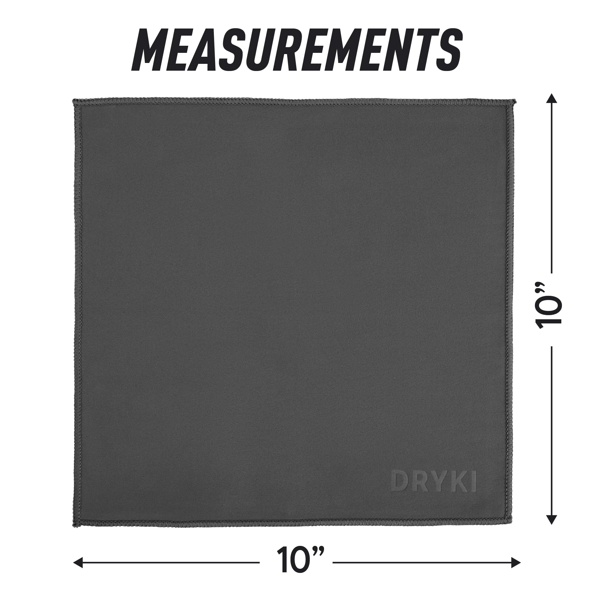 DRYKI Sweat Absorbing Handkerchiefs - The Original Pocket-Sized Sweat Towels - Quick-Dry Microfiber Sweat Rags for Face, Hands, & Body - Men & Women - Gym, Sports, and Work (Forest: 5 Pack)