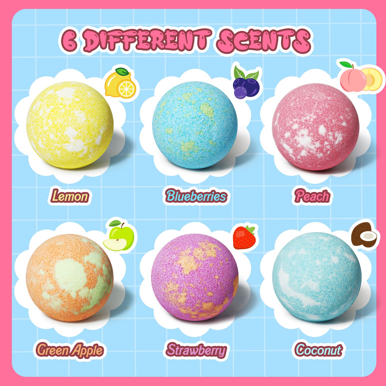 Unicorn Bath Bombs for Kids Girls with Bracelet Inside, sanyi Boo Basket Stuffers Bubble Bath Toys Birthday Gifts Christmas Stocking Stuffers for 4 5 6 7 8 Year Old Girl Daughter Granddaughter