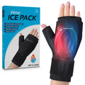 Neck Ice Pack Wrap with 2 Reusable Gel Ice Packs, Flexible Ice Wrap for Neck, Shoulders, Knees, Wrists, Soft Cooling Towel Compress for Post Surgery, Tonsillectomy, Migraine, Sore Muscle Pain Relief