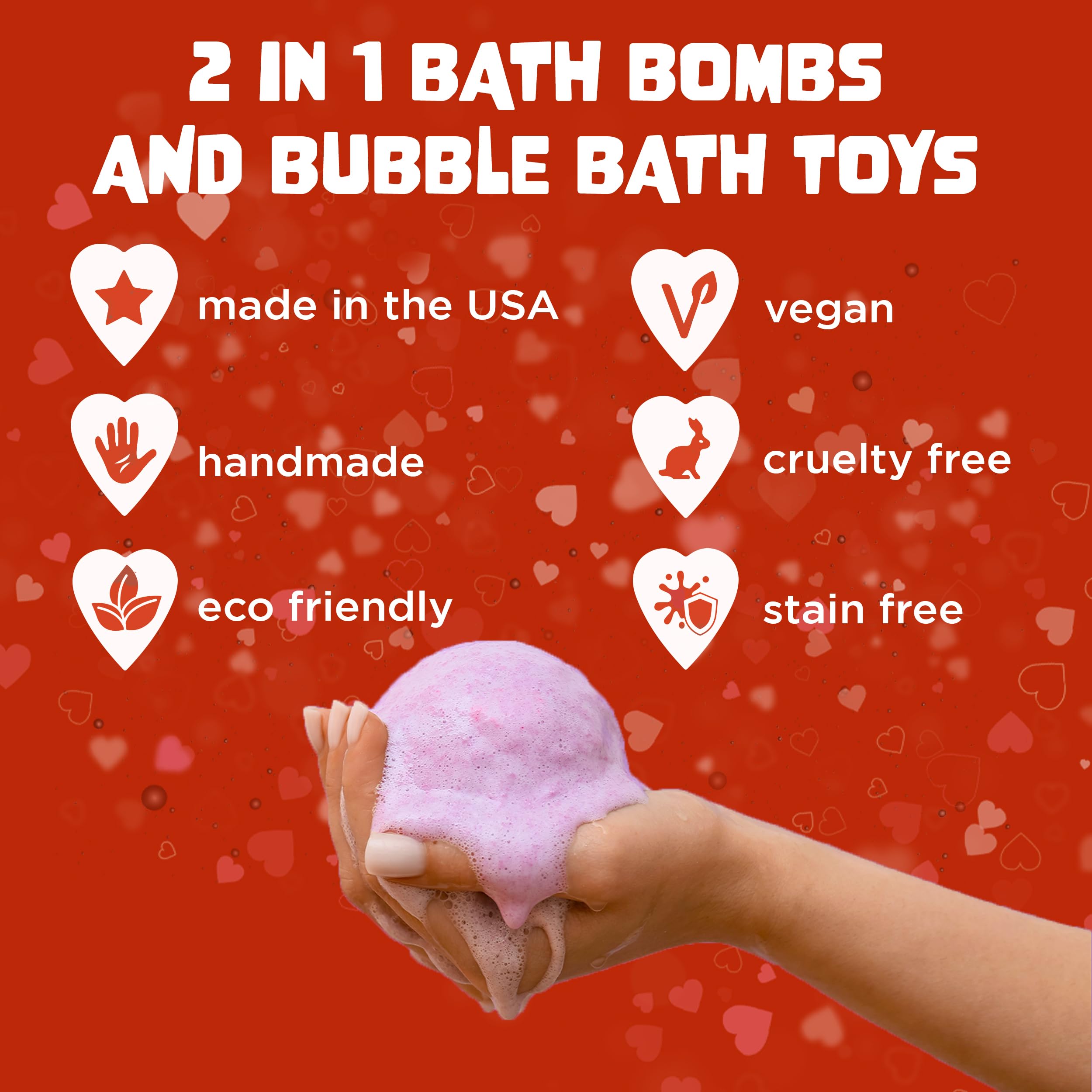 Superhero Bath Bombs for Kids & Boys with Surprise Hero Toys Inside (1 Pack) - Large Bubble Bath Bombs for Boys & Girls - Birthday Gift & Goodie Bags for Kids - Fruity Scent, USA Made by Two Sisters