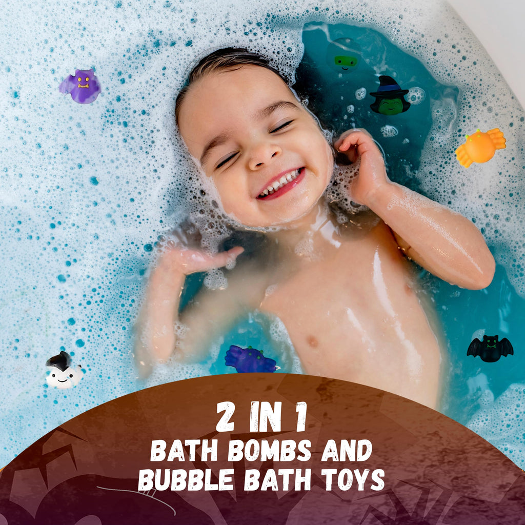 Superhero Bath Bombs for Kids & Boys with Surprise Hero Toys Inside (1 Pack) - Large Bubble Bath Bombs for Boys & Girls - Birthday Gift & Goodie Bags for Kids - Fruity Scent, USA Made by Two Sisters