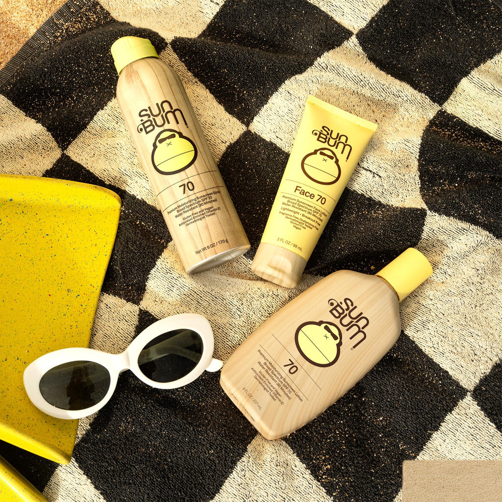 Sun Bum Original SPF 50 Sunscreen Face Lotion - Broad Spectrum Moisturizing Facial Sunscreen with Vitamin E - Travel Size - 3 oz